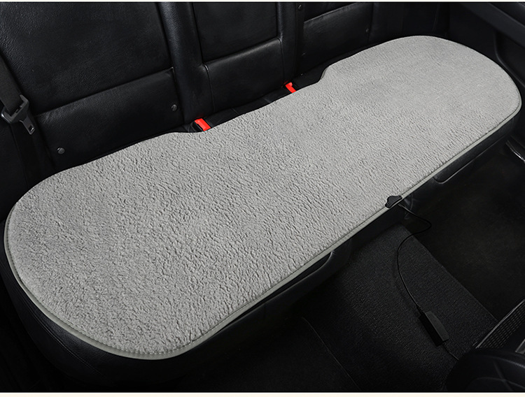 Heated Seat Cushion Fcc Certified Ce Winter Fur Cushion Car Plush Seat Cushion Car Supplies Winter Seat Cushion Warm