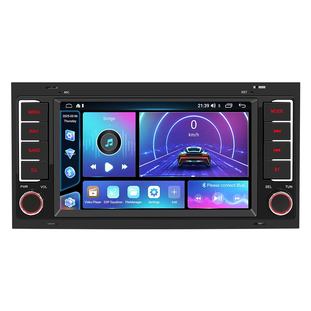 Aplicable a 04 - 10 años Volkswagen TouRei 7 pulgadas coche Android 13 navegación de alta definición imagen de marcha atrás todo en uno