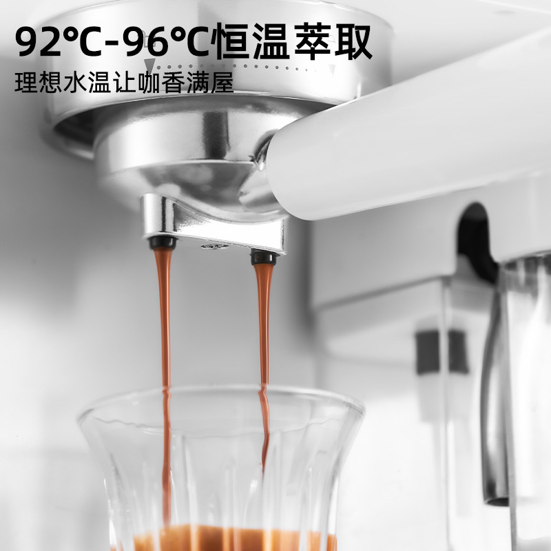 跨境外贸 意式浓缩咖啡机家用高压自动打奶泡智能彩屏一体咖啡机|undefined