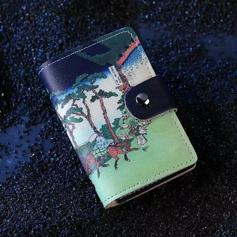 Bolsa de tarjetas para mujeres compacta multi-tarjeta de gran capacidad licencia de conducir licencia de conducir personalidad encantadora bolsa de cambio bolsa al por mayor