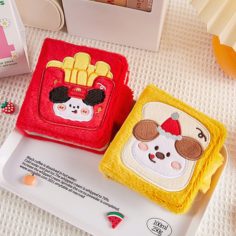 Álbum de tarjetas de peluche para cachorros, álbum de 3 pulgadas de hojas sueltas de un palacio, álbum de ídolos de alto valor, álbum de almacenamiento de estrellas de persecución de tarjetas pequeñas