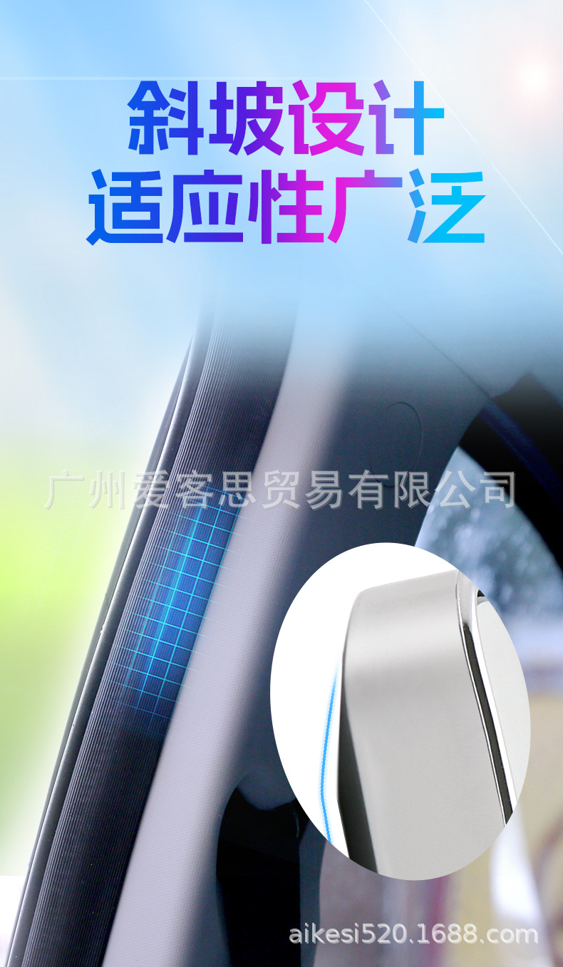 Car Rearview Mirror, Second Row Exit Observation Mirror, Door Opening Anti-Collision, Large Field of View Rear Mirror, Reversing Auxiliary Mirror