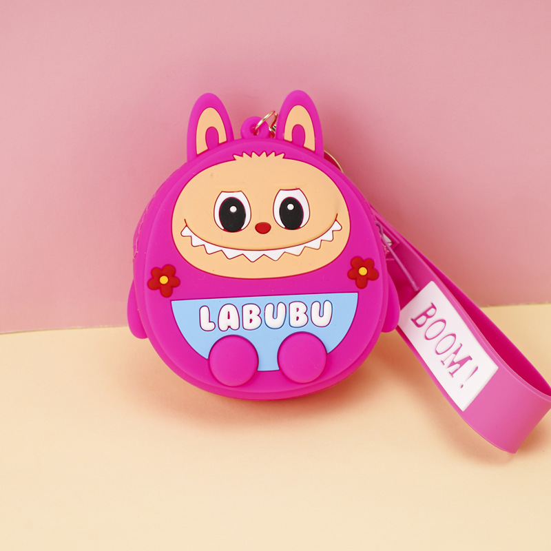 メーカーが生産するネズミ駆除パイオニアラブブキーホルダーペンダントシリコンバッグかわいい子供用小銭入れ|undefined