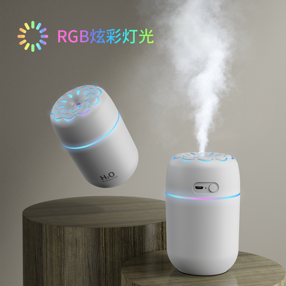 New Mini Colorful USB Car Humidifier for Home and Office, Silent Hydration Device, Small Aromatherapy Humidifier
