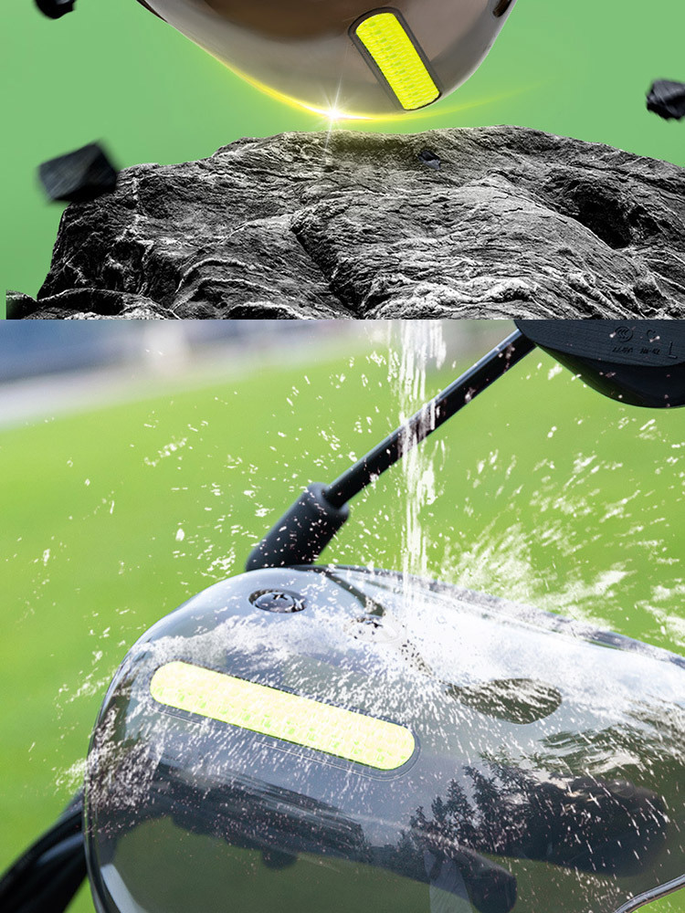 Electric Vehicle Windshield Handguard Cover Waterproof Battery Motorcycle Handle Cover Sunshade Rain Protection Universal Handle Sunscreen