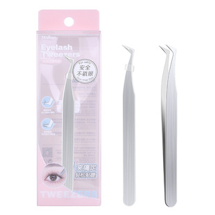 Marion Grafting False Eyelash Tweezers Birdmouth Tip Clip Eyelash Planting Clip Metal Eyelash Tool 2101