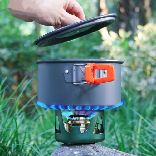 Outdoor alcohol stove, outdoor stove, portable water boiling tea stove, picnic stove, camping vaporization picnic stove