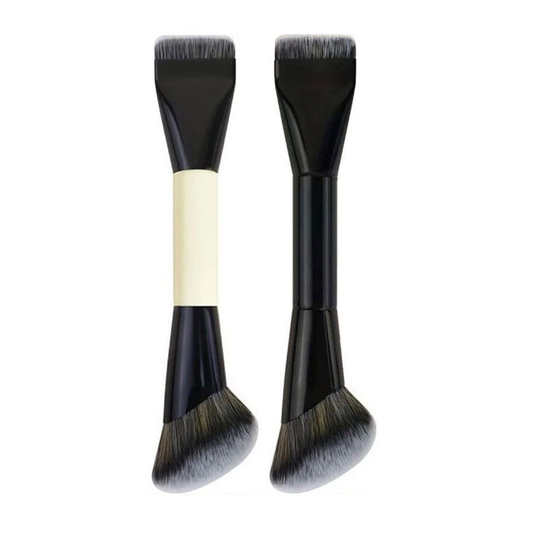 Europäischer und amerikanischer grenzüberschreitender, doppelseitiger Make-up-Pinsel für Foundation, Kontur, loses Puder und Concealer_voghion.com