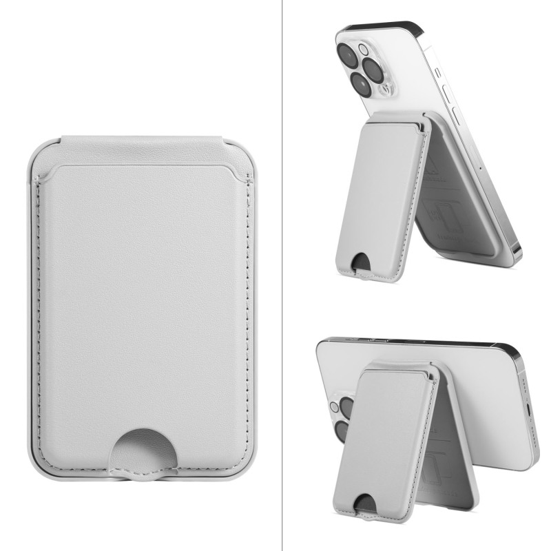 Suitable for Magsafe Leather Wallet Leather Card Holder Card Holder iPhone Mobile Phone Holder Magnetic Card Holder Card Holder