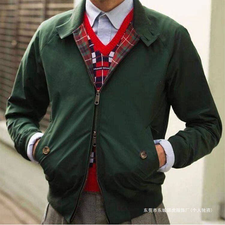 Classic Harrington G9 Jacket American Retro Windproof and Rainproof Short Casual Cotton Jacket for Men