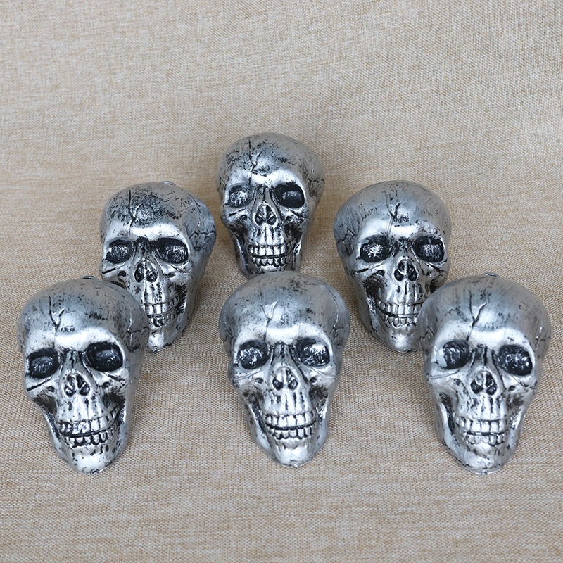 Decoración de Halloween calavera casa embrujada escape horrores decoración props calavera simulación colgante calavera image 5