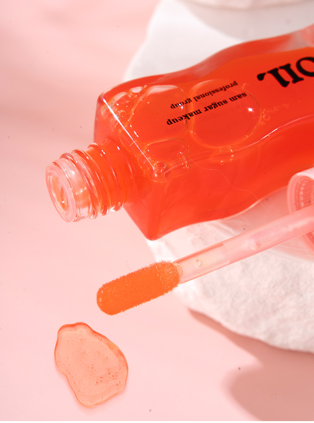 SAM SUGAR Fruit Honey Essence Lip Oil Lip Care Lotion Transparent Pearlescent Lip Gloss undefined