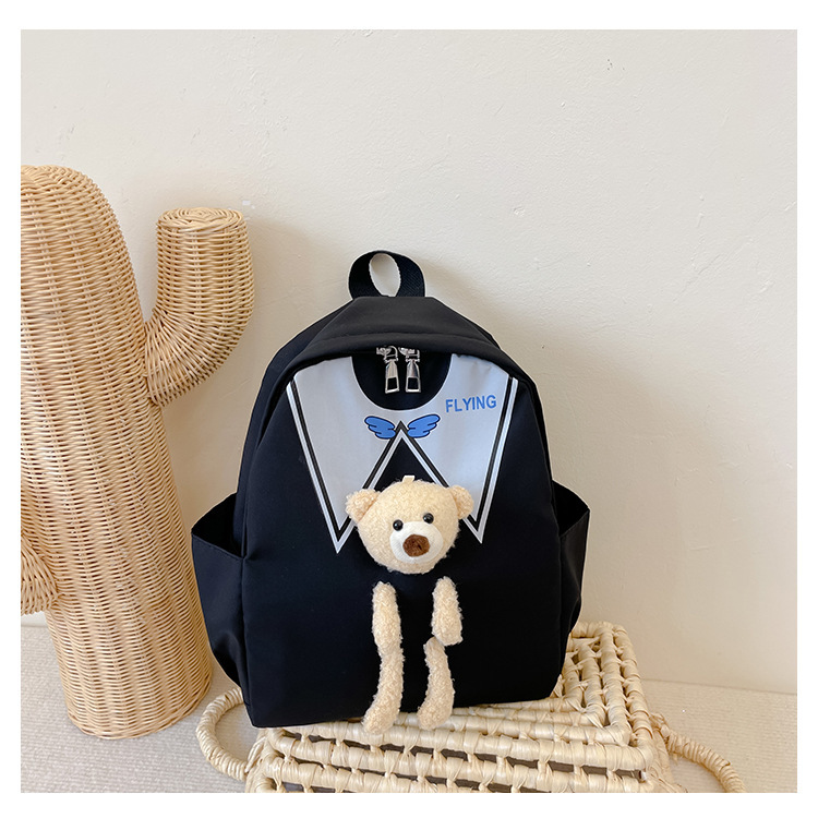 Nueva mochila de Kindergarten hembra Super lindo bebé mochila grande, mediana y pequeña Clase simple mochila Linda mochila muñeca de captura