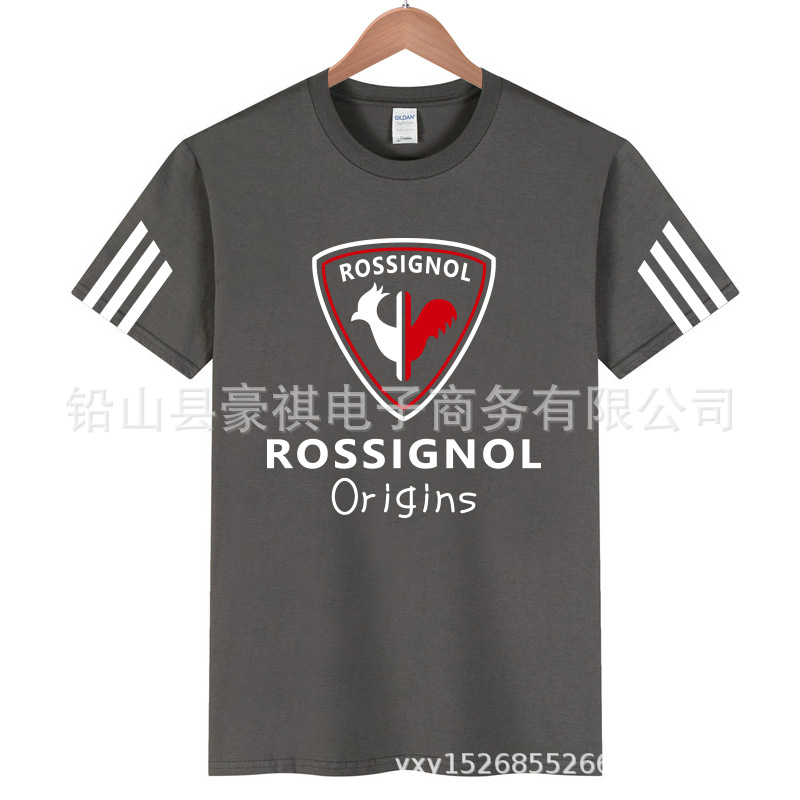 Summer round neck T-shirt with printed T-shirt and cotton lettering for both men and women_voghion.com