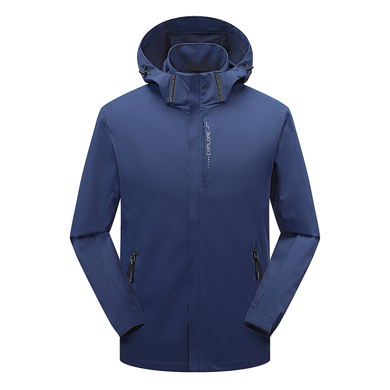 2022秋季风衣男女防风户外运动外套潮牌情侣单层登山服时尚