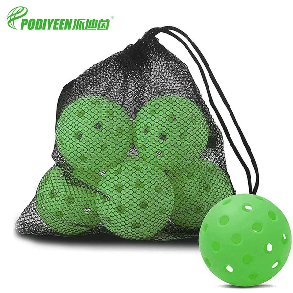 Pickleball Frosted Rotational Molding Pe Material 26g Official Standard Competition Ball Durable Anti-Crack Balanced Precision Flight