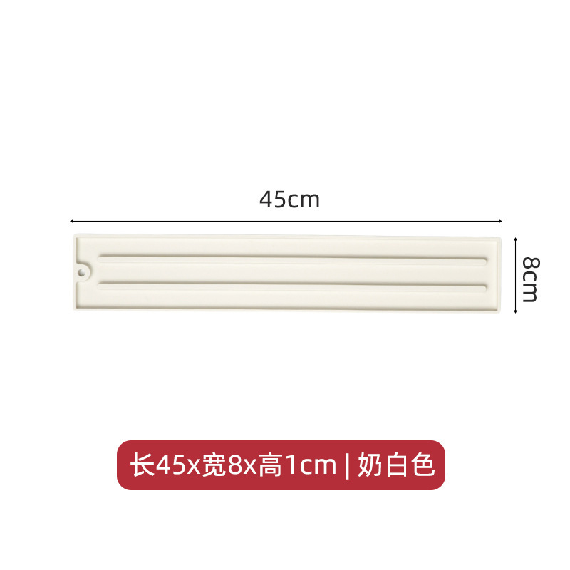 硅胶锅盖放置垫厨具搁勺垫台面防滑收纳家用勺托厨房窄缝菜板沥水|undefined