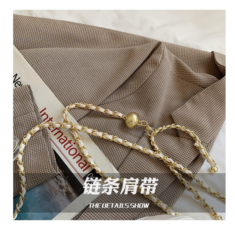 Fashion Pearl Rhomboid Embroidery Thread Shoulder Messenger Portable Bag Wholesale display picture 23