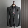 Mid -gray single buckle (single -piece jacket)