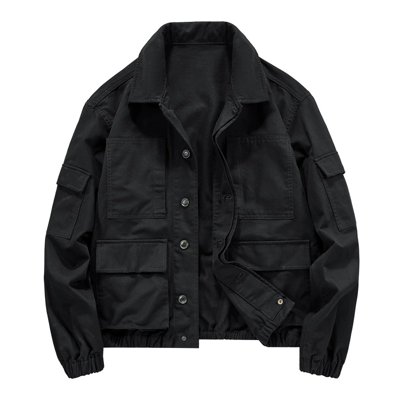 Длинный рукав японская ретро oversize куртка, стиль досуга, длинные рукава, размер M–5XL