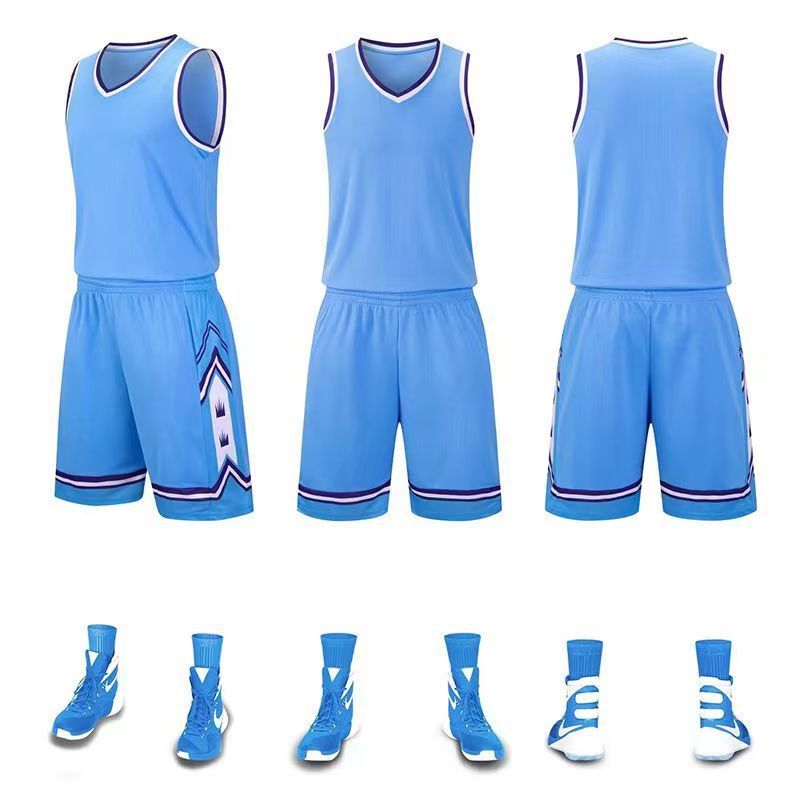 Basketball suit for men and women adults and children with the same suit summer wholesale group purchase printing printing printing number A96#