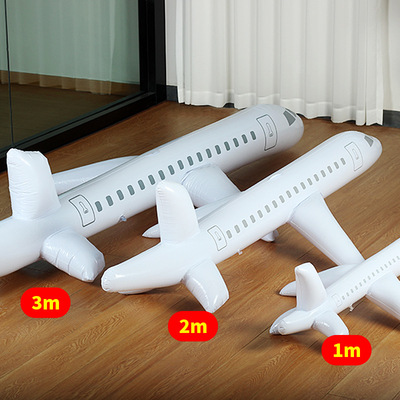 Надувной самолет из ПВХ, мультяшная игрушка, 1м, 2м, 3м