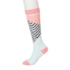 Pink black and white oblique stripes