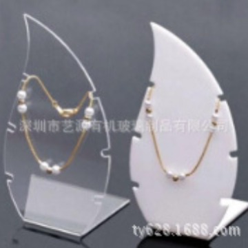 东莞厂家 制作亚克力透明或白色 专卖店项链展示架 有机玻璃 压克