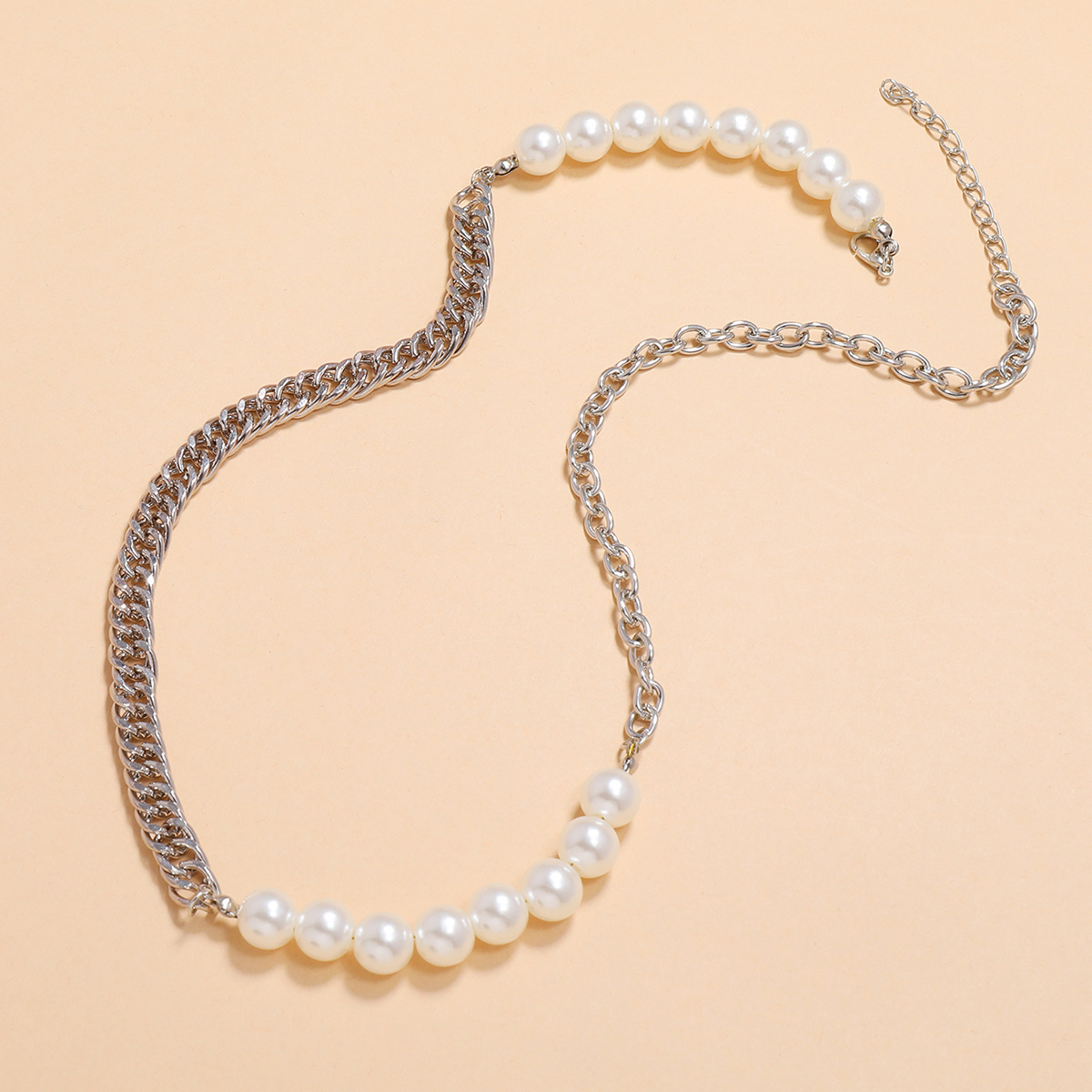 Mode elegante Nachahmung groe Perlenkettepicture5
