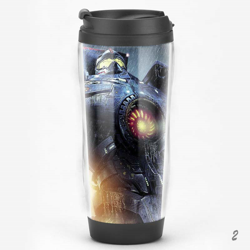 Pacific Rim 2 película de ciencia ficción perímetro peligroso vagabundo gitanos peligro regalo de regalo taza de agua