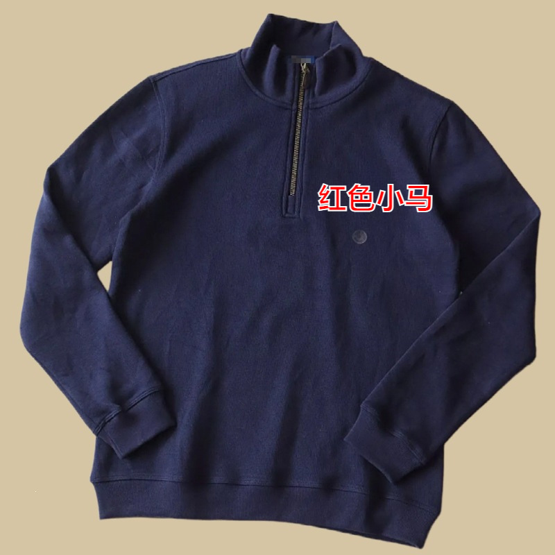 Cross-Border Knitted Sweatshirt for Men, Seven-Color Zipper, Women's Style, Long-Sleeve, Rl Logo, Lauren, Half-Zip, High Collar, Polo Ralph Lauren