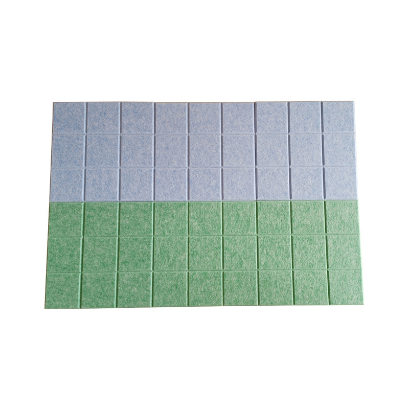 9mm grueso fieltro etiqueta de la pared nueve rejilla tablero de mensajes de Kindergarten trabaja tablero de exhibición de color DIY foto de la pared de fondo