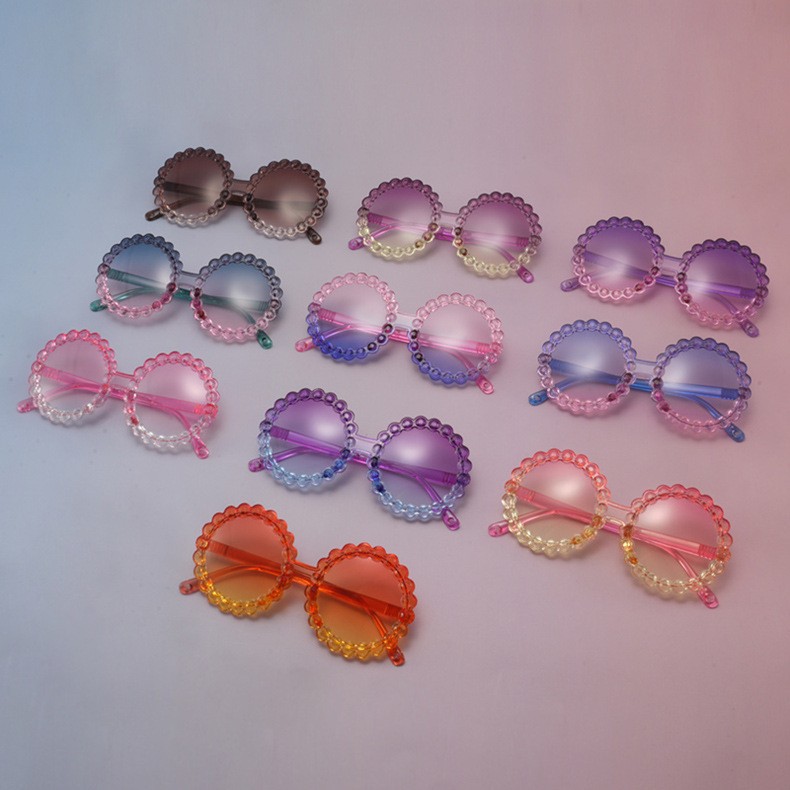 2025 nuevos lindos gafas de sol para niños PC en gafas de sol de comercio electrónico para correr gafas de protección solar UV para niños