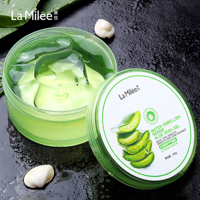 萊玫同款蘆荟膠200ml祛痘印産品補水保濕面霜女男面膜代發