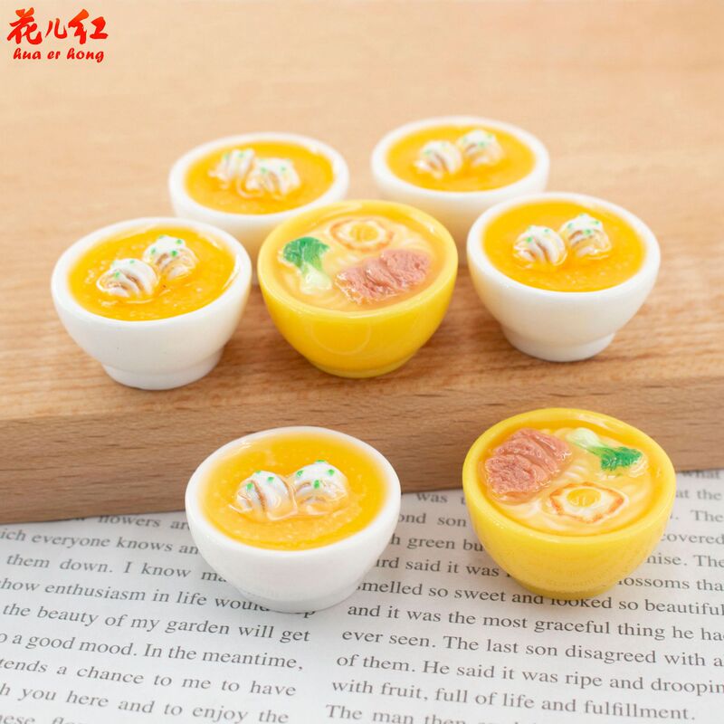 新款立体仿真早餐系列  diy奶油胶树脂配件头饰挂件手机壳冰箱贴|undefined