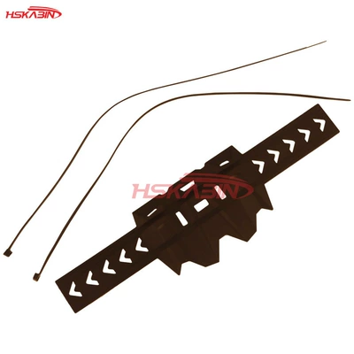 Off-road motorcycle accessories exhaust pipe tube protective rubber ring high temperature resistant muffler tail end anti-scald Ring film insulation (Motosiklet ləvazimatları və aksesuarları) - black