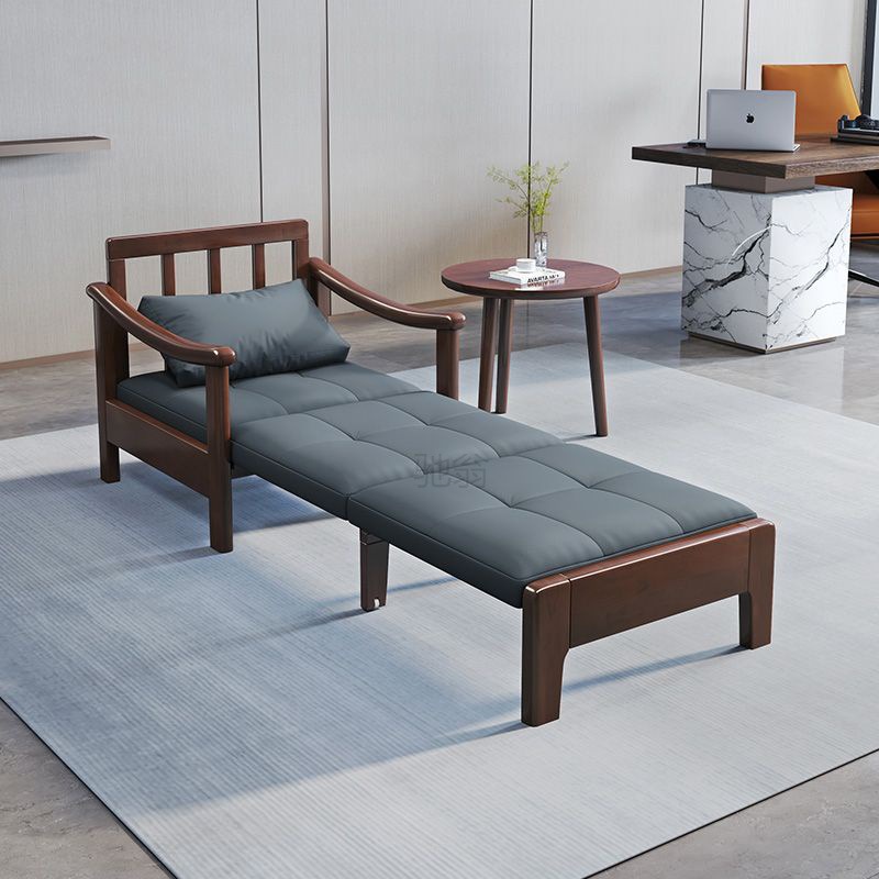 3L Solid Wood Single Sofa Bed Integrated Two-in-One Napping God Office Small Apartment Balcony Study Living Room Foldable 
