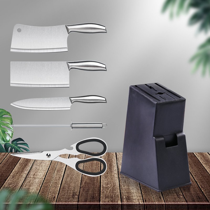Cuchillos de cocina conjuntos de cuchillos de cocina conjuntos de cuchillos de cocina domésticos conjuntos completos de cuchillos cortadores afilados cuchillos de corte transfronterizos