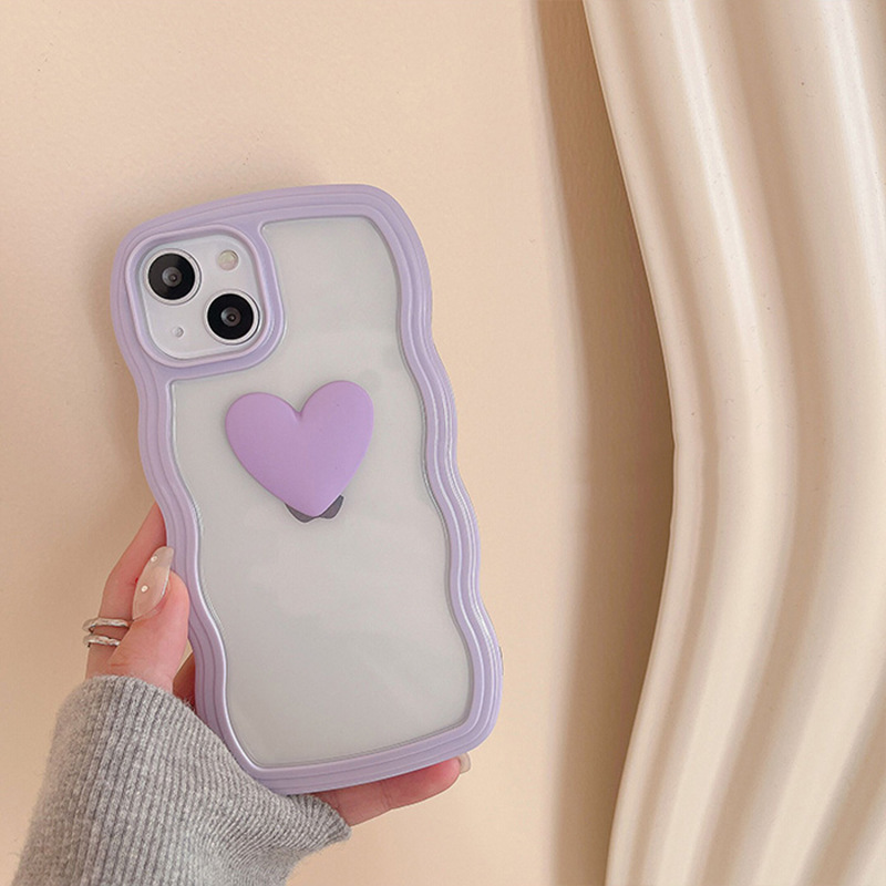 Title 9, Love Wave Border Phone Case Transparent 3D, pro...