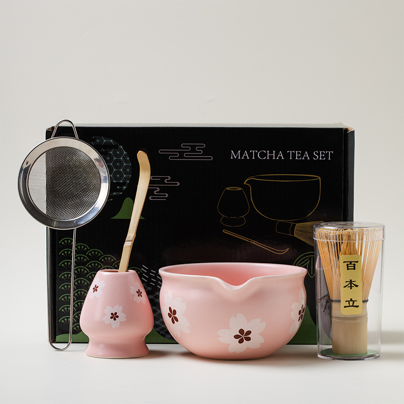 플라워 패턴 7개 매트 핑크 5종 세트