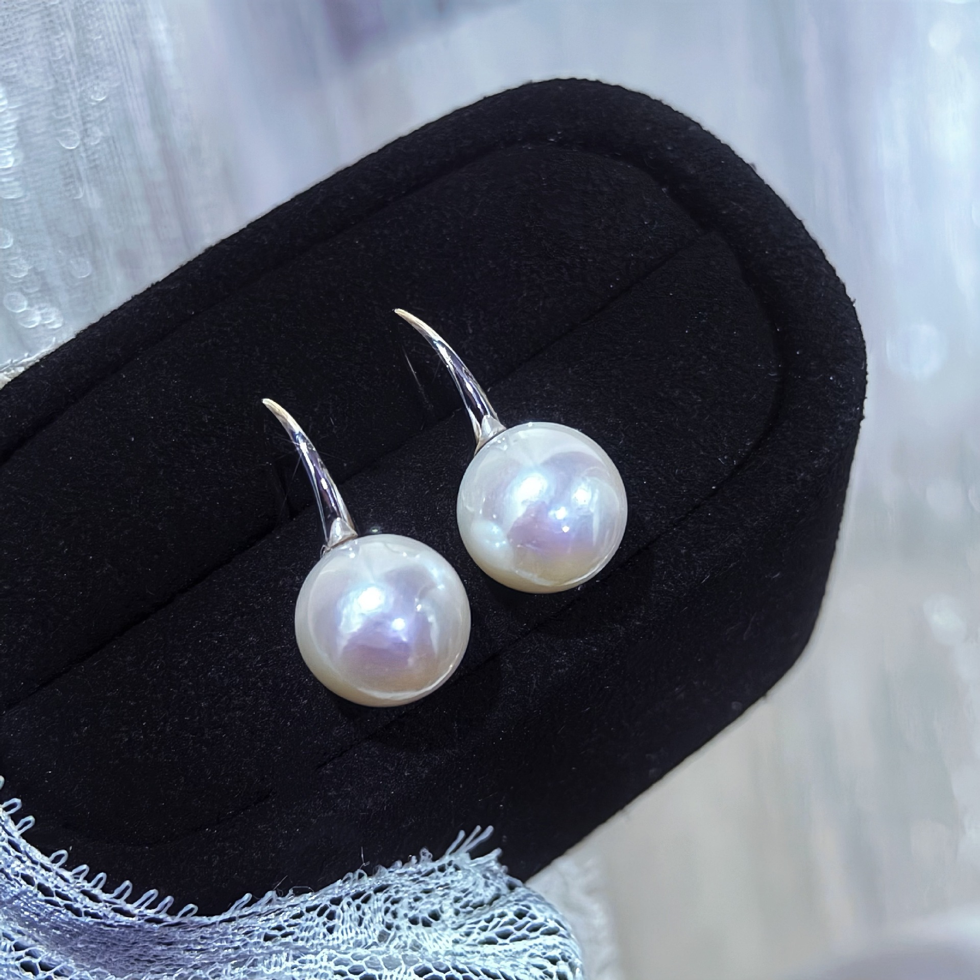 �ٴ��Լ���ʸ߸�Ь����S925����11-12mm��ˮ�������������׹