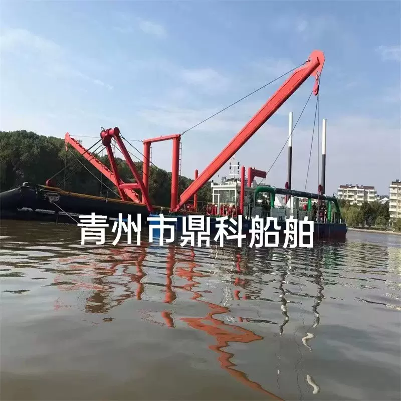 内河选矿淘金船 绞吸式抽沙清淤设备 运行平稳 航道疏浚船 绞吸船