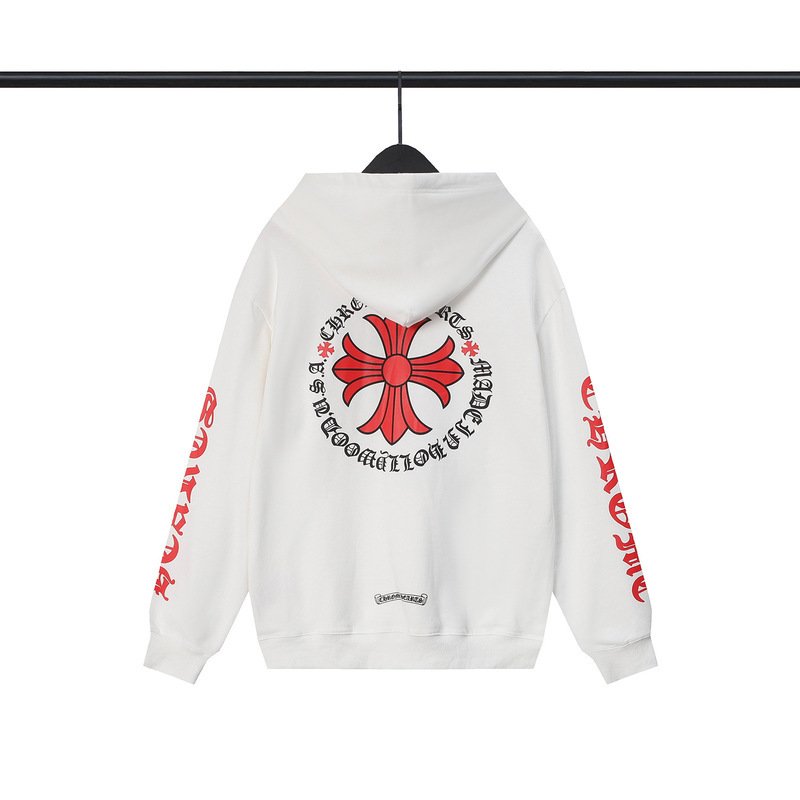 24新款chrome Hearts 克罗伈卫衣正确版马蹄连帽卫衣广州工厂批发|undefined