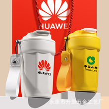 咖啡杯logo便携随手保温保冷杯男女水杯广告礼品刻字杯子定制定做