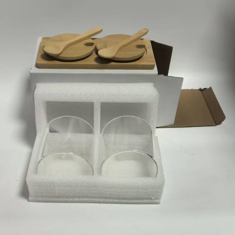 Frasco de vidrio grueso para condimentos – Sellado, a prueba de humedad, para sal, azúcar y glutamato