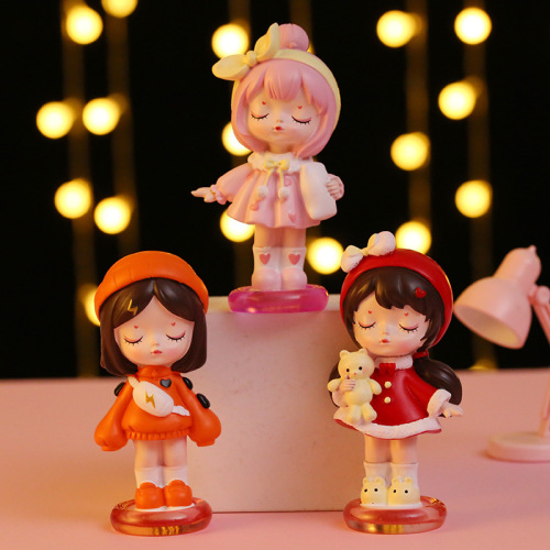 Fancy travel blind box, creative cartoon trendy hand-held office, two-dimensional girl's heart birthday and graduation season gift