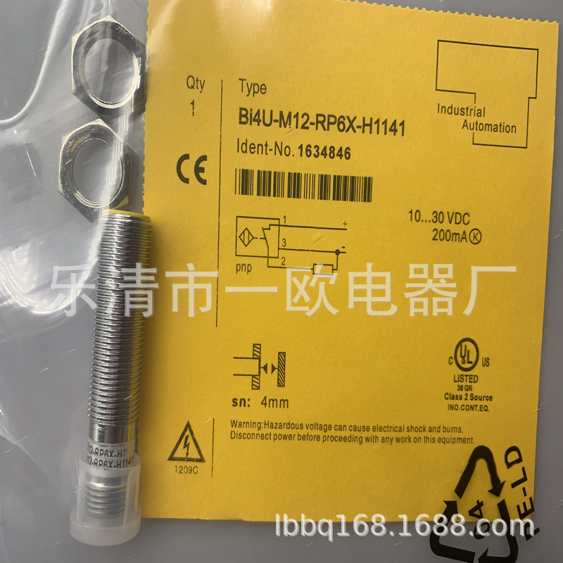 M12 实物全新供应Bi4U-EM12EWD-VP6X-H1141感应开关质保一年