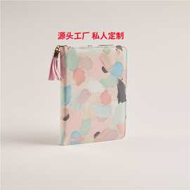 A6活页拉链包日式理财收纳PU包笔记本预算信封手账本记账本