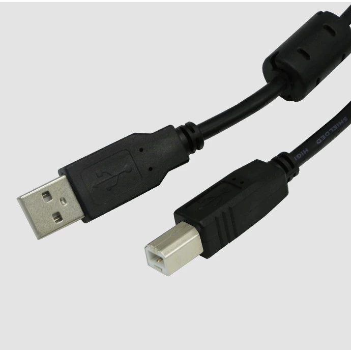 Кабель принтера USB2.0 (Xin Daying) A к квадрату B, медь чистая, экранированный, длины 1,5–10 м