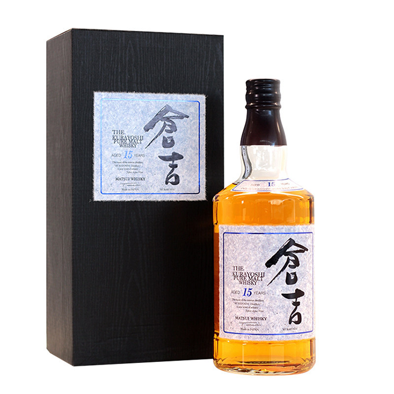 日本原装进口仓吉15年纯麦日本威士忌700ml1瓶正品